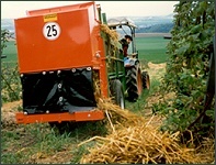 Fischer - Weinbergstreuer: auch besonders geeignet zum Streuen im Beerenanbau.